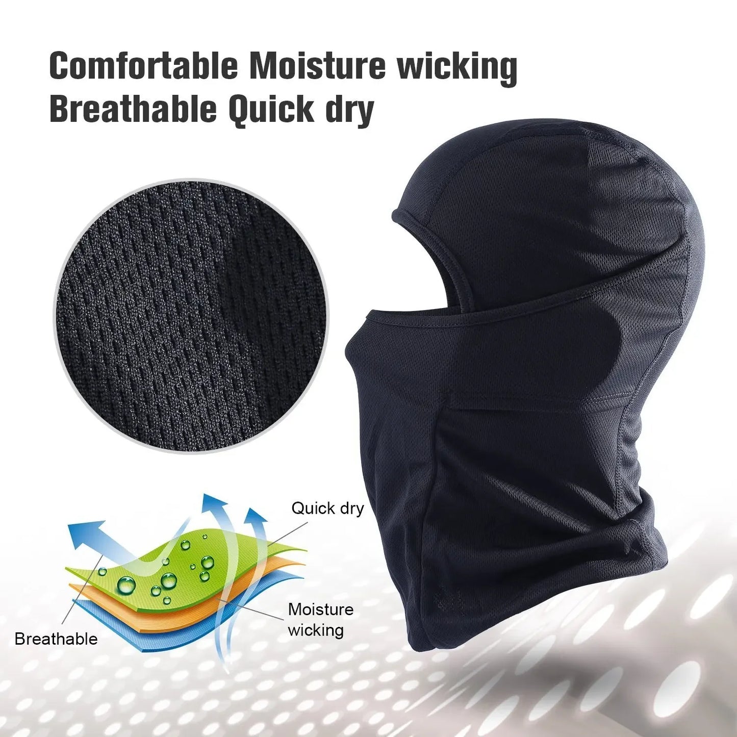 Balaclava Ski Mask Full Face Cover for Men and Women Breathable Full Face Mask for Skiing Outdoor Sports