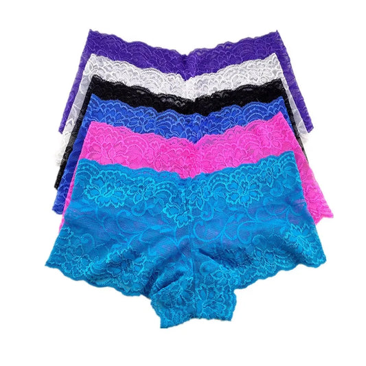 Women's Boyshort Underwear 3-Pack — Soft Nylon Low-Rise Panties