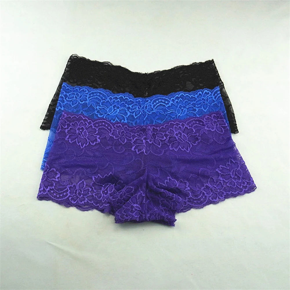 Women's Boyshort Underwear 3-Pack — Soft Nylon Low-Rise Panties