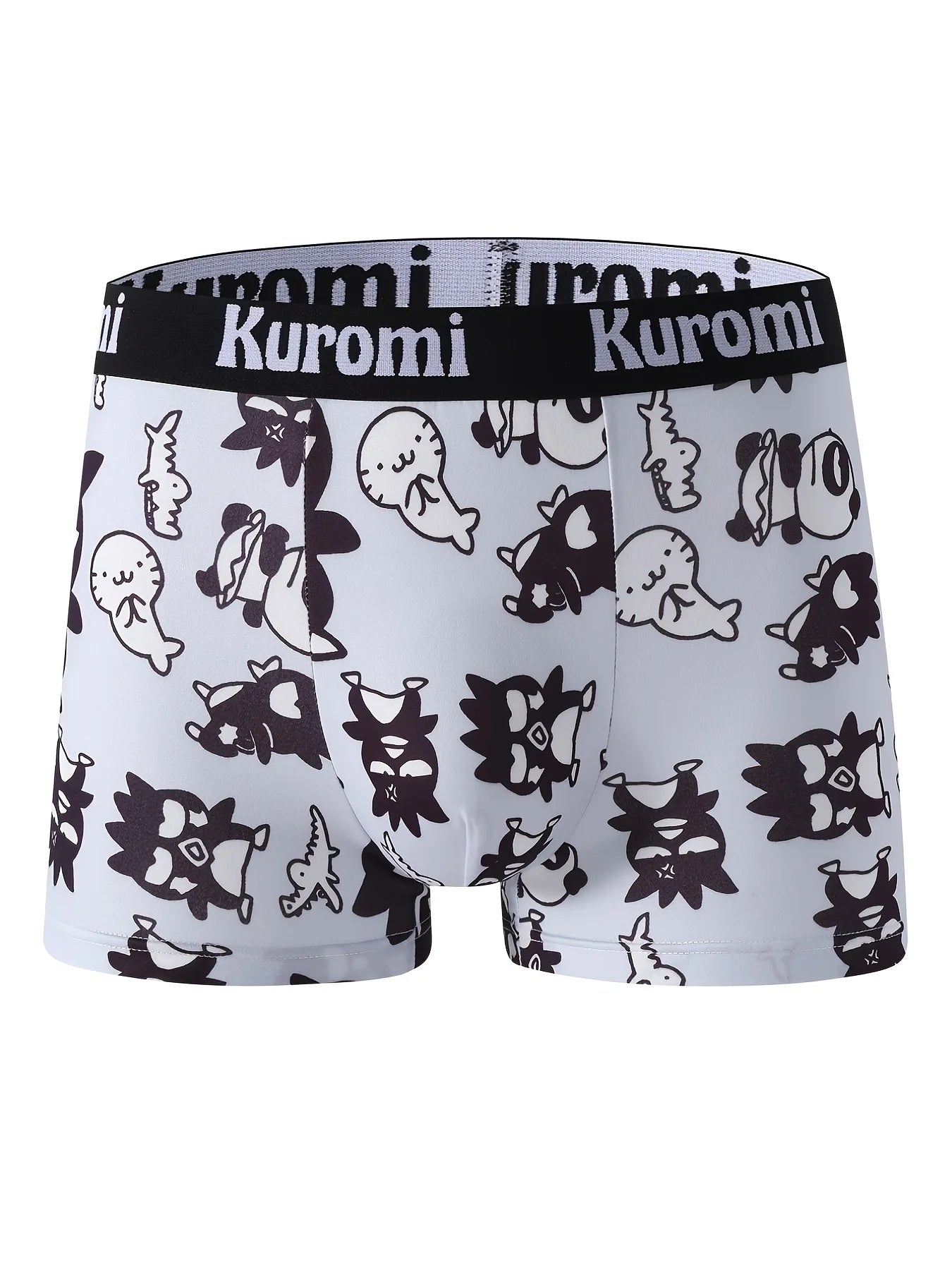 Men's Cute Cartoon Print Boxer Brief – Skin-Friendly Cosplay Underwear