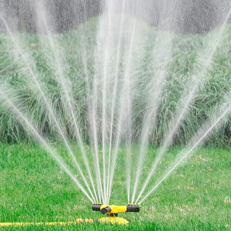 Automatic Rotating Water Sprinkler for Garden Lawn Irrigation 360 Degree Yard Coverage Sprayer Outdoor Plant Watering Tool