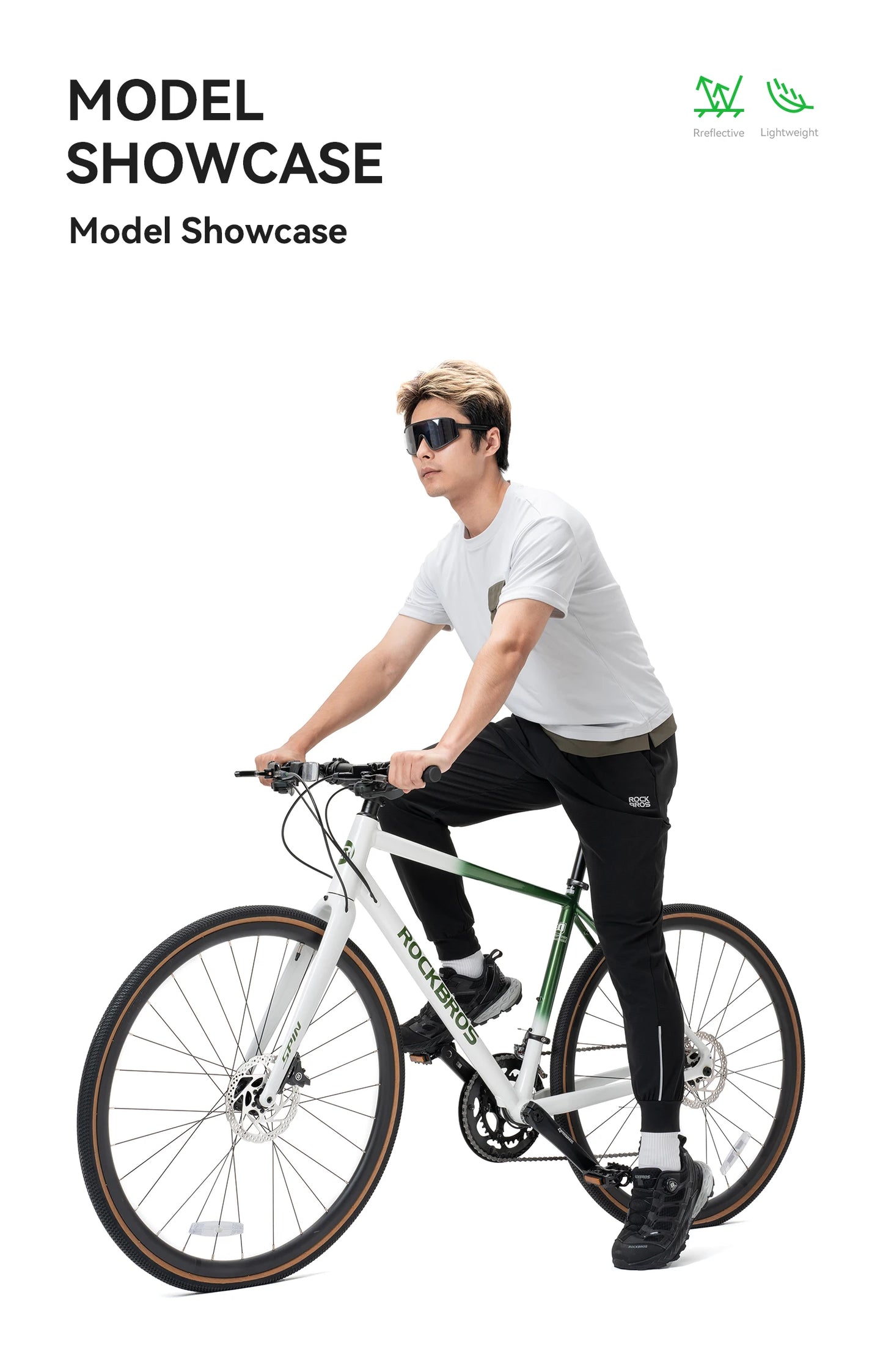 ROCKBROS Summer Sport Thin Pants Running Outdoor Long Trousers Breathable Fitness Casual Riding Bicycle Pants Daily Sweatpants