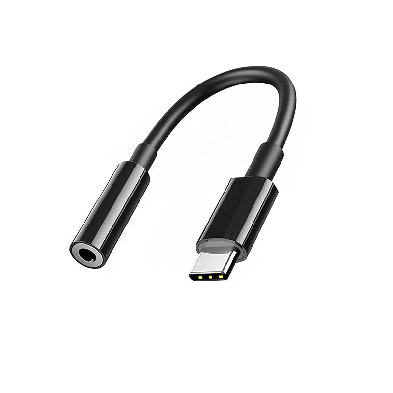 USB C to Audio Adapter,ype C to 3.5mm Female Headphone Jack Hi-Res DAC Cable, Digital Audio Adaptor Dongle Earphone Cable Conver