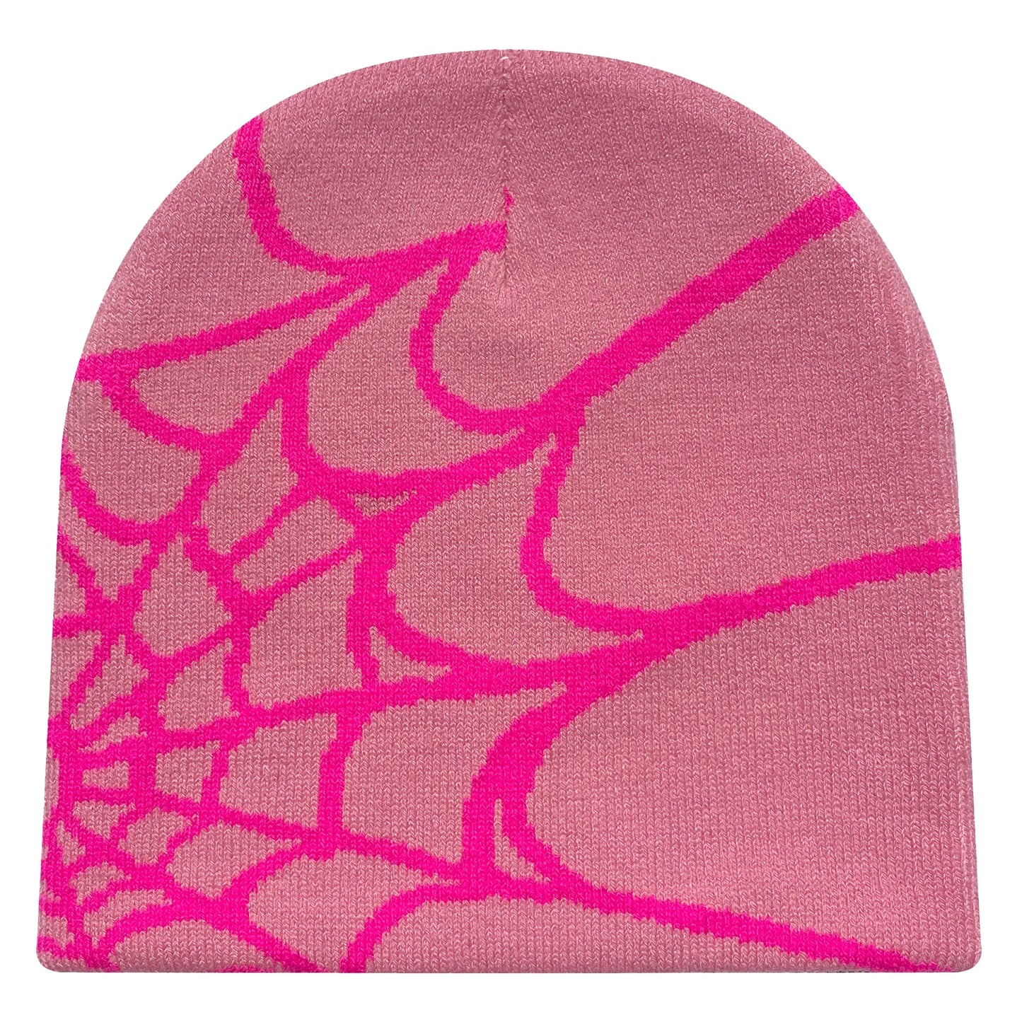 Y2K Spider Web Knit Beanie – Unisex Winter Hat