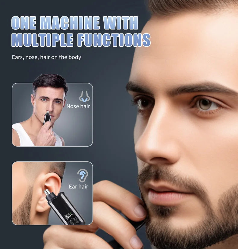 Vintage T9 Machine Electric Professional Hair Clippers Beard Clipper Rechargeable Men's Shaver Hair Trimmer Kit Boyfriend Gift
