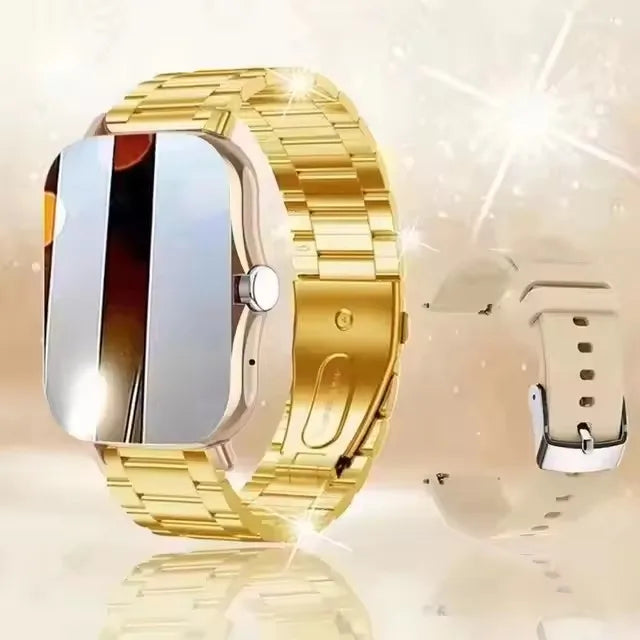 Full Touch Screen Fitness Smart Watch | Bluetooth Call, Heart Rate & Sleep Tracker