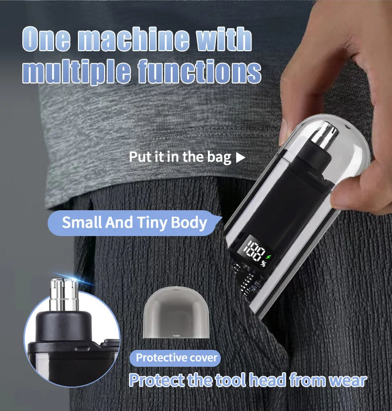 Vintage T9 Machine Electric Professional Hair Clippers Beard Clipper Rechargeable Men's Shaver Hair Trimmer Kit Boyfriend Gift