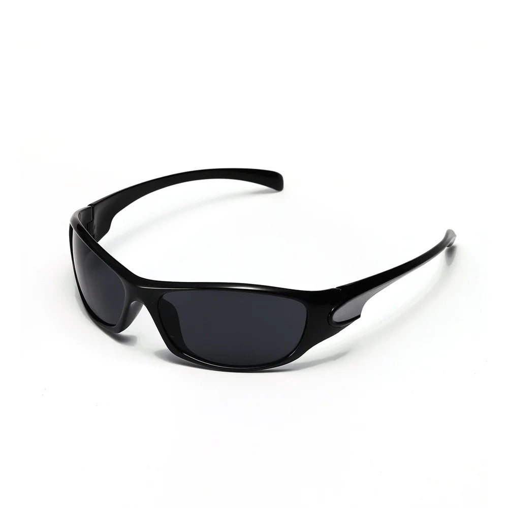 Retro Y2K Silver Sunglasses – UV400 Polarized, Unisex
