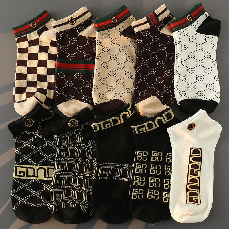 Men's Low-Cut Socks Multi-Pack | Breathable, Anti-Odor (5–20 Pairs)