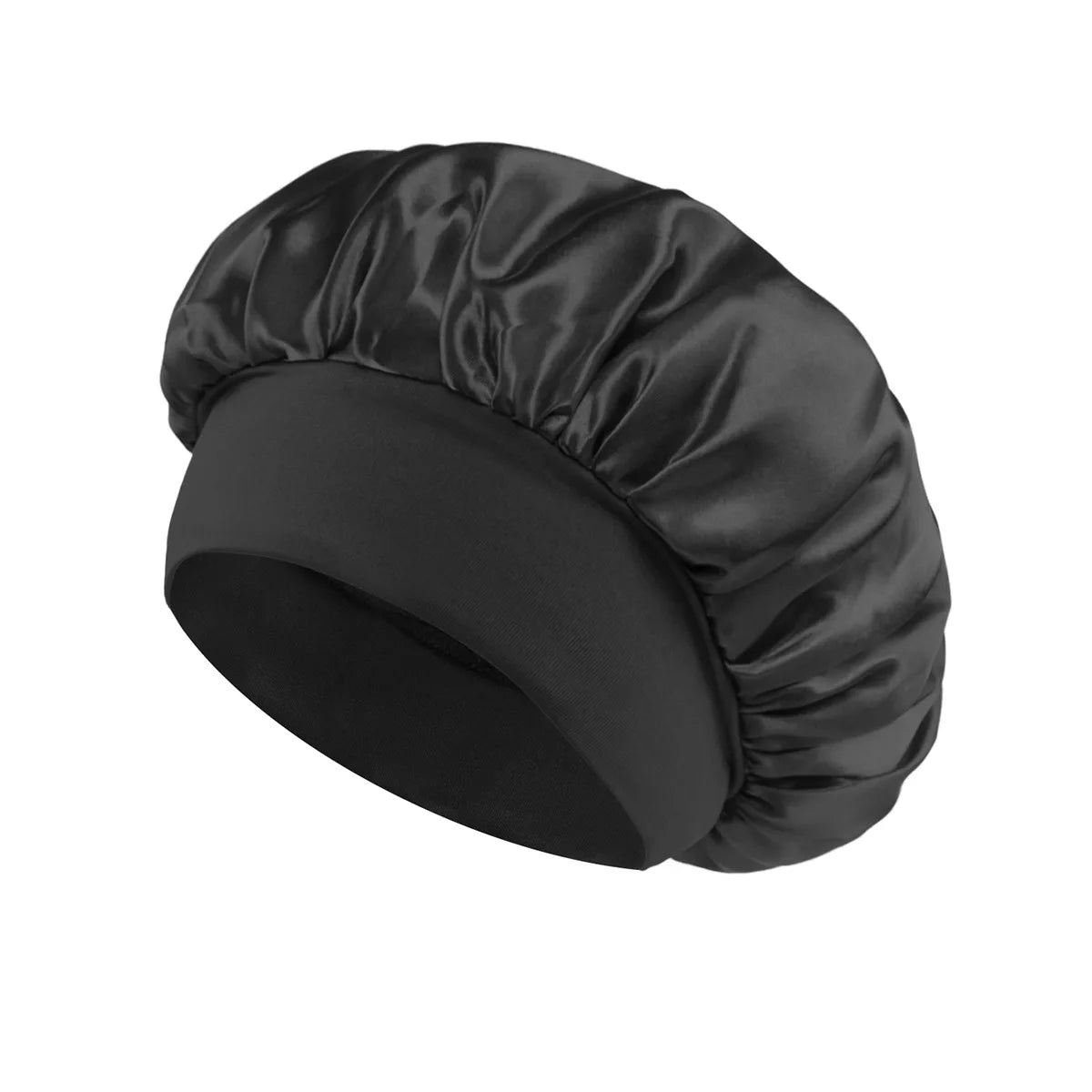 Satin Silk Sleep Bonnet – Hair Wrap Cap for Long & Curly Hair