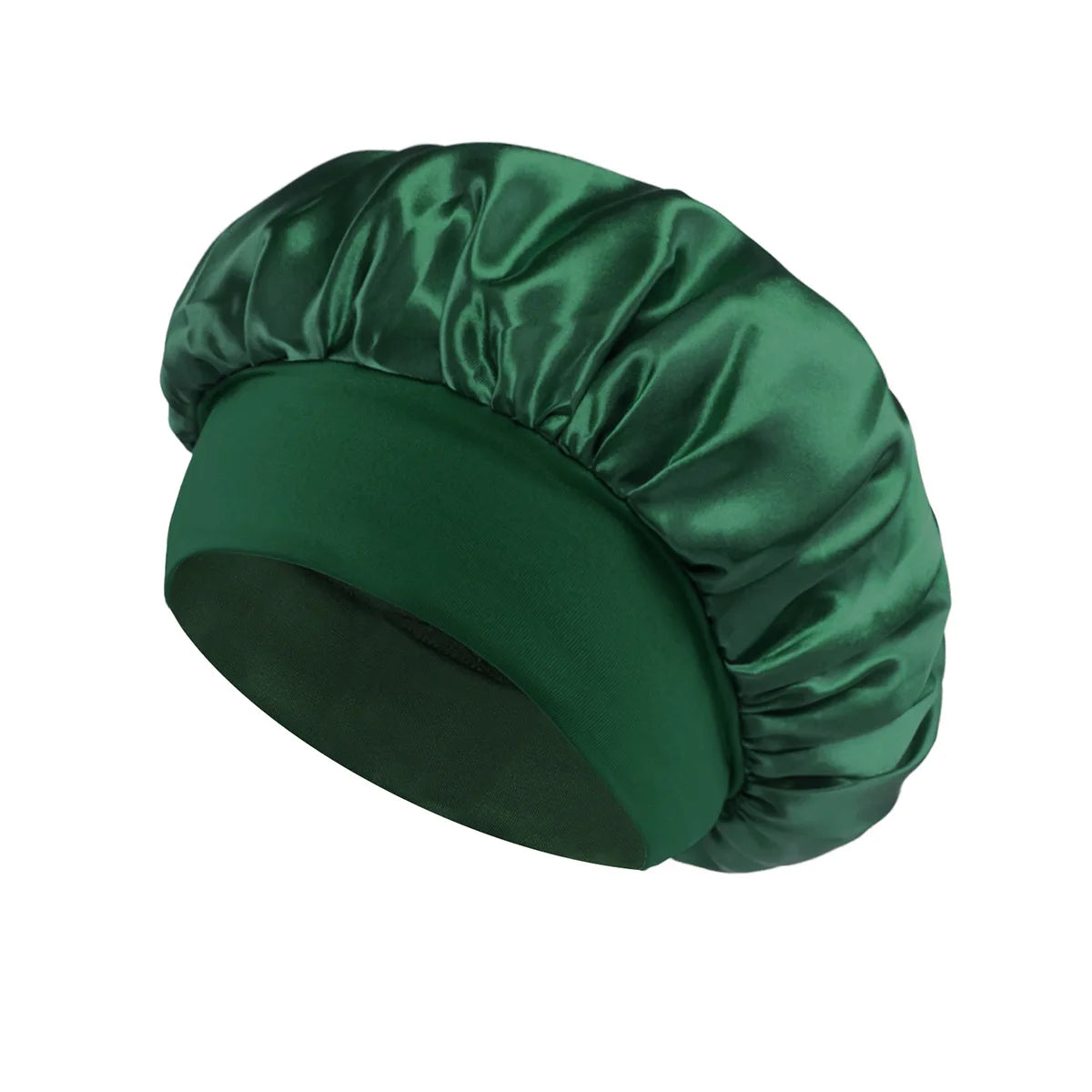 Satin Silk Sleep Bonnet – Hair Wrap Cap for Long & Curly Hair