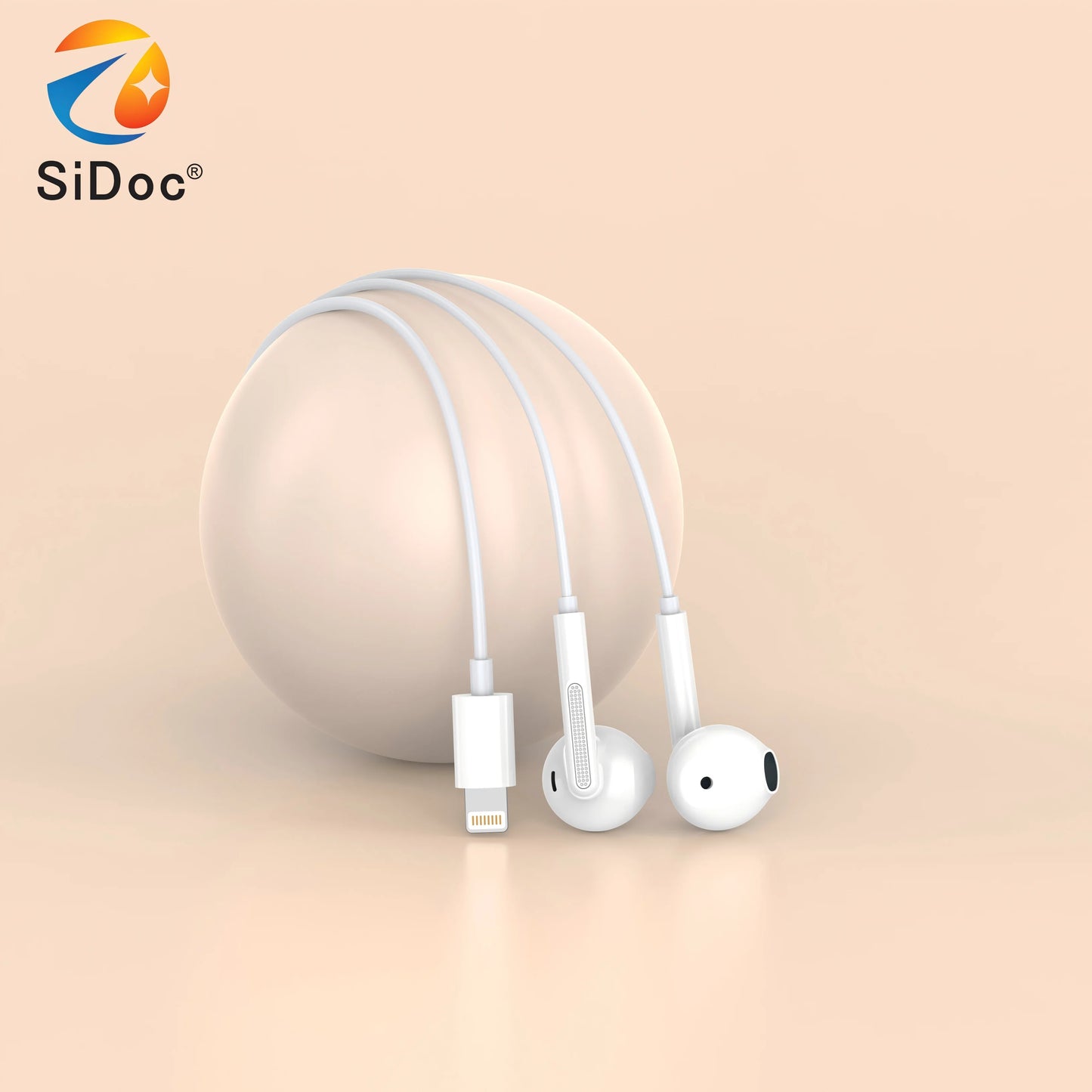 New high fidelity analytical voice with clear and adjustable volume wired headphones, suitable for direct use on mobile phones
