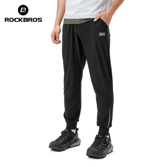 ROCKBROS Summer Sport Thin Pants Running Outdoor Long Trousers Breathable Fitness Casual Riding Bicycle Pants Daily Sweatpants