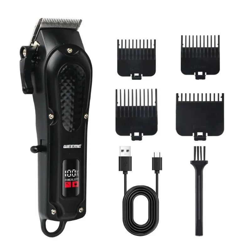 Vintage T9 Machine Electric Professional Hair Clippers Beard Clipper Rechargeable Men's Shaver Hair Trimmer Kit Boyfriend Gift