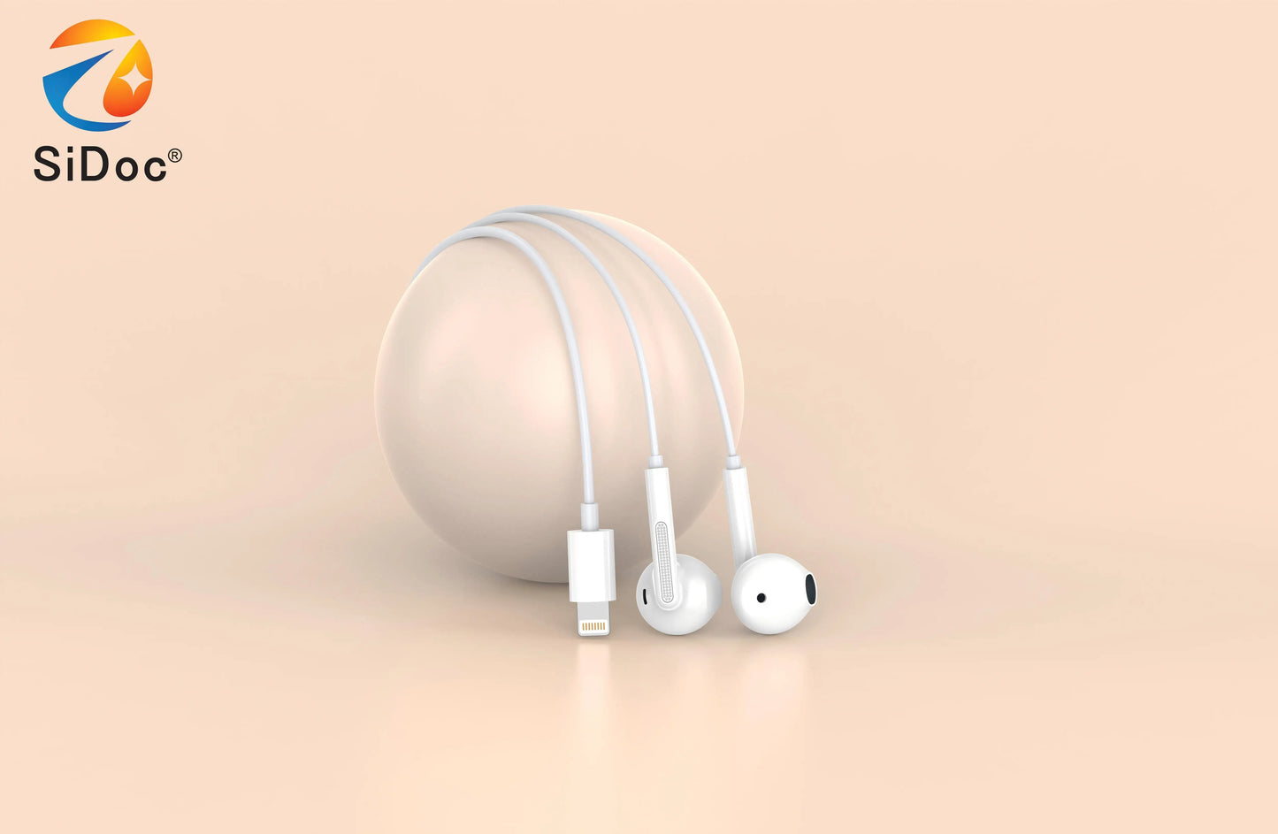 New high fidelity analytical voice with clear and adjustable volume wired headphones, suitable for direct use on mobile phones