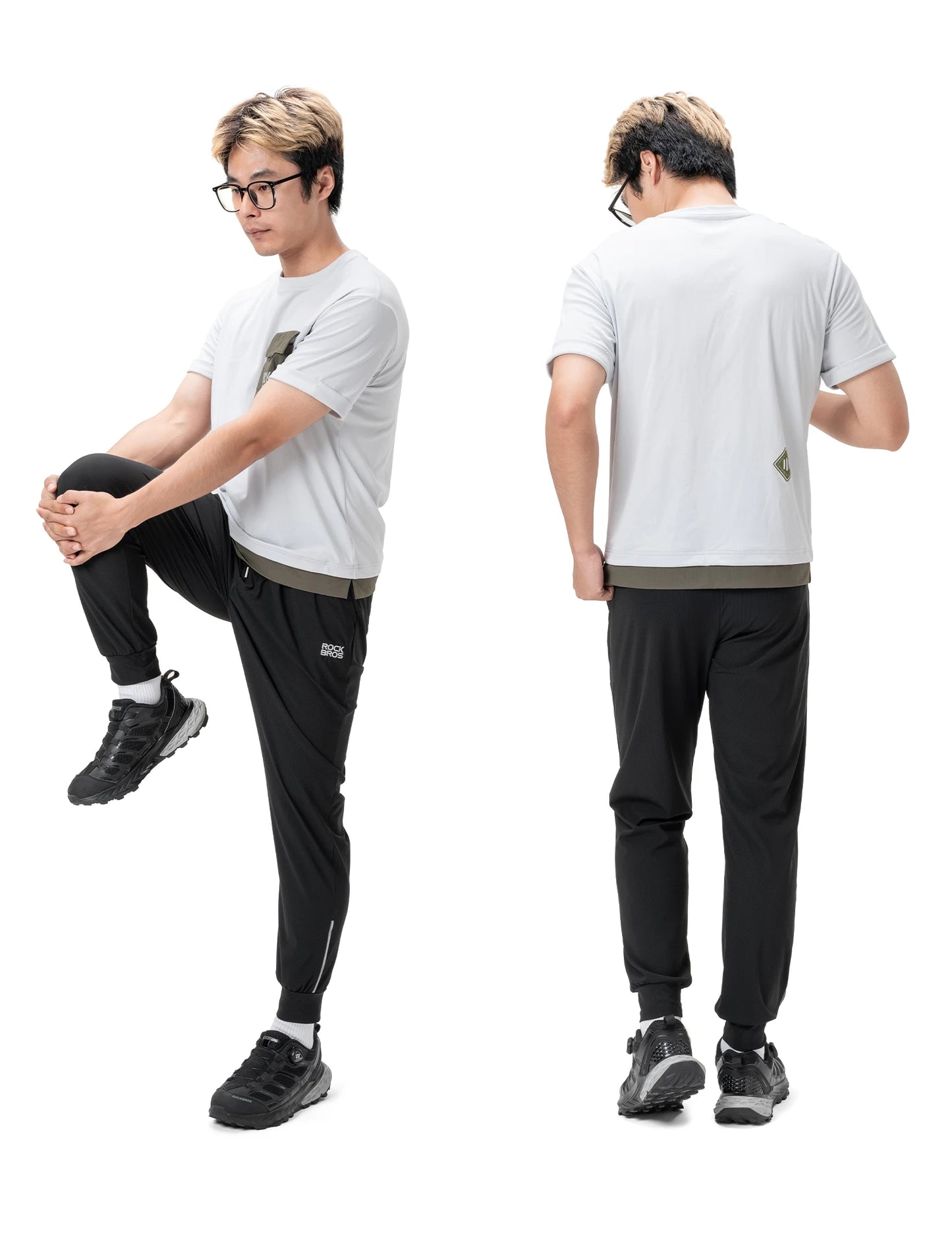 ROCKBROS Summer Sport Thin Pants Running Outdoor Long Trousers Breathable Fitness Casual Riding Bicycle Pants Daily Sweatpants