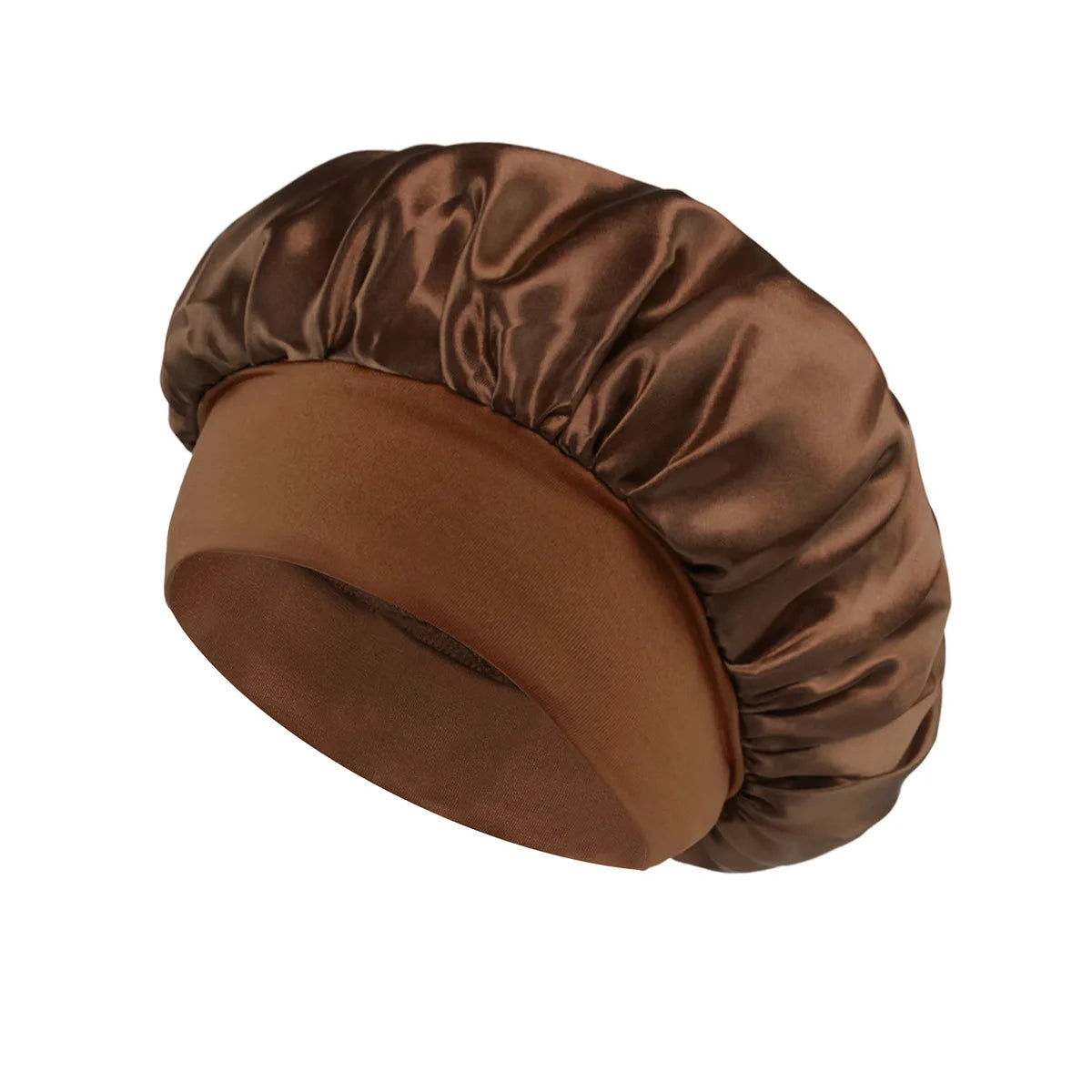 Satin Silk Sleep Bonnet – Hair Wrap Cap for Long & Curly Hair