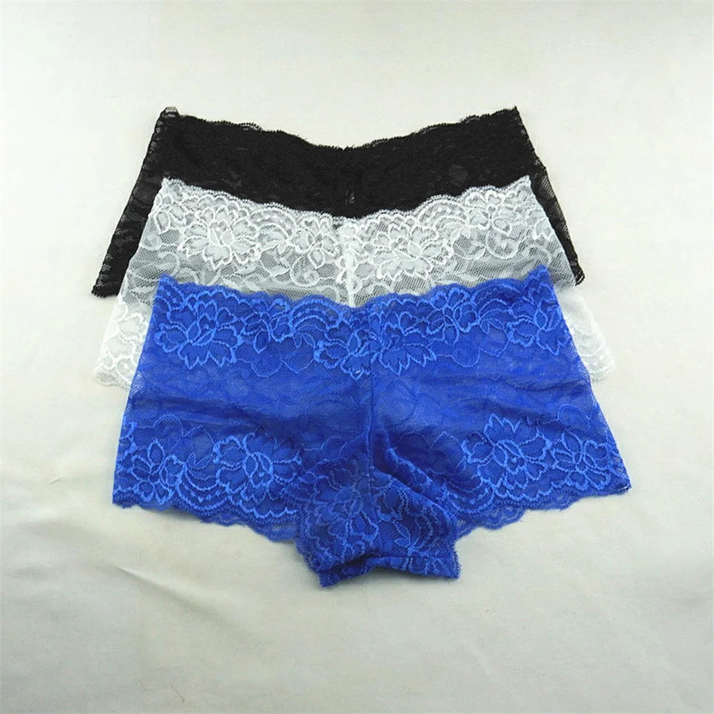 Women's Boyshort Underwear 3-Pack — Soft Nylon Low-Rise Panties