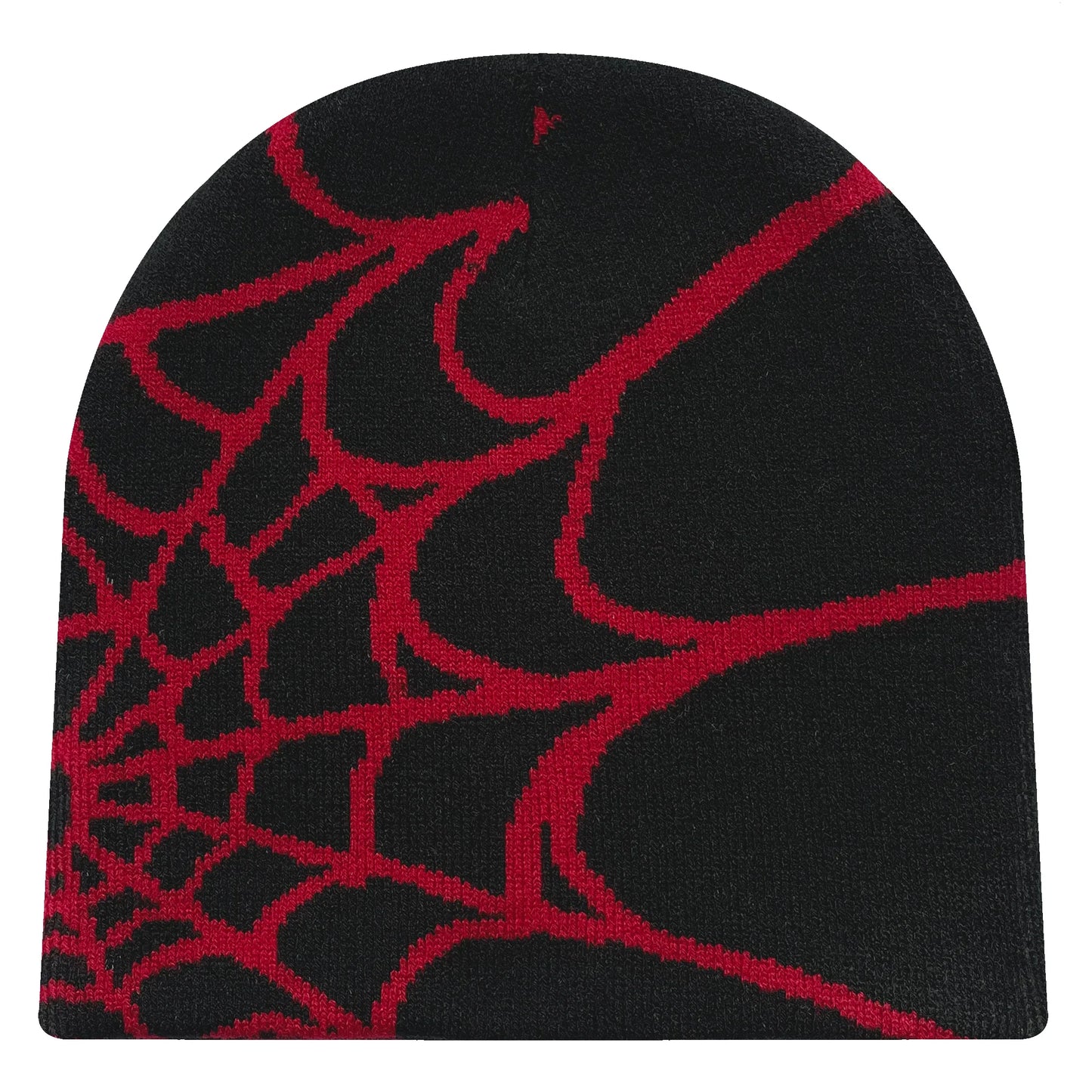 Y2K Spider Web Knit Beanie – Unisex Winter Hat