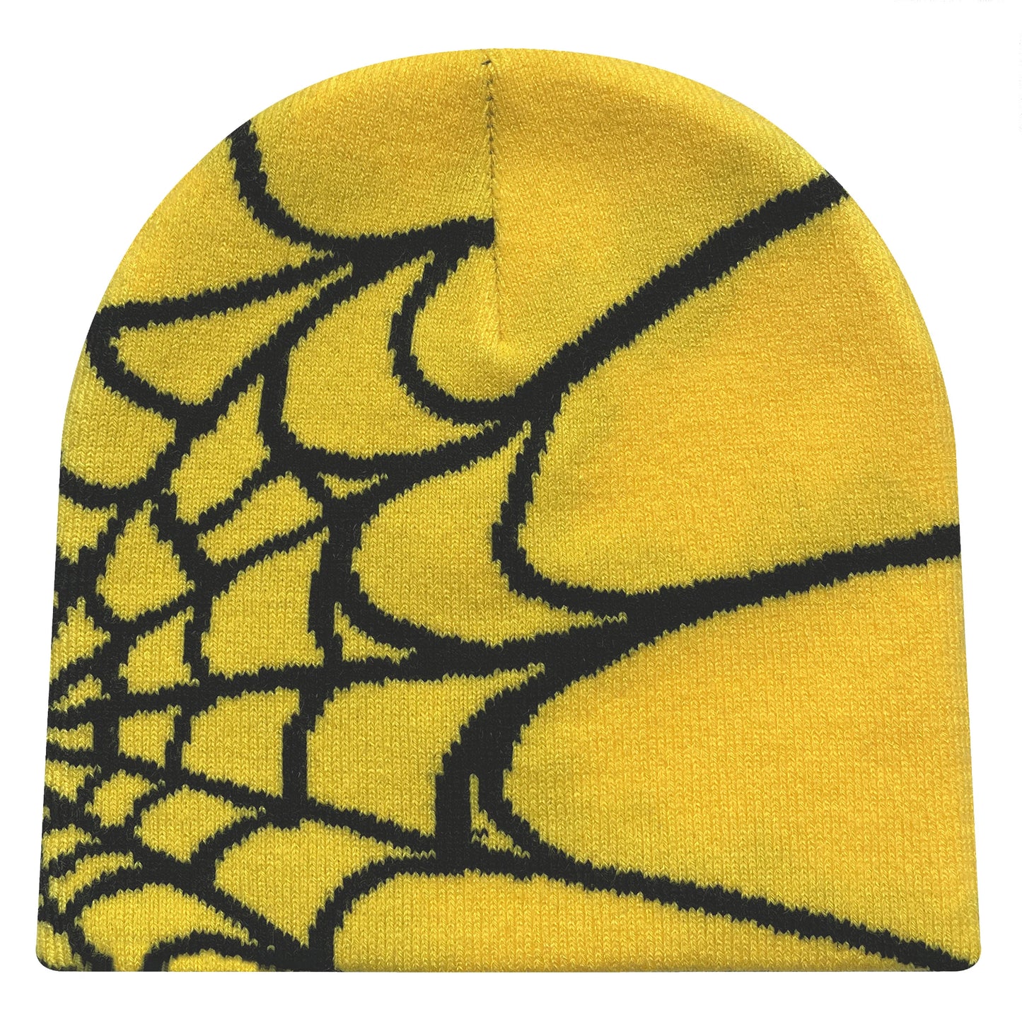 Y2K Spider Web Knit Beanie – Unisex Winter Hat