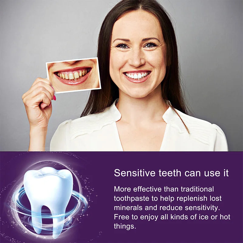 Purple Teeth Whitening Powder — Enamel-Safe Stain Remover (50g)