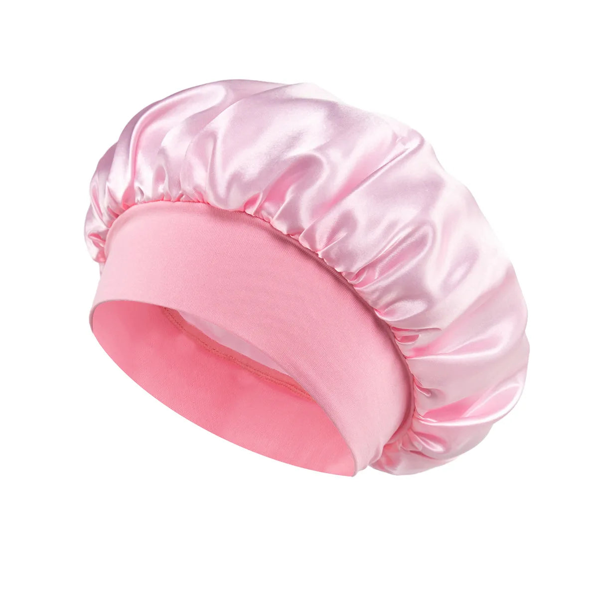 Satin Silk Sleep Bonnet – Hair Wrap Cap for Long & Curly Hair