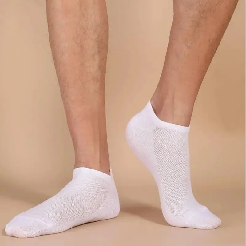 10 or 20pairs Unisex Casual Plain Color Boat Socks Thin Breathable Comfy Anti-odor Low Cut Ankle Socks for Men Women Lightweight