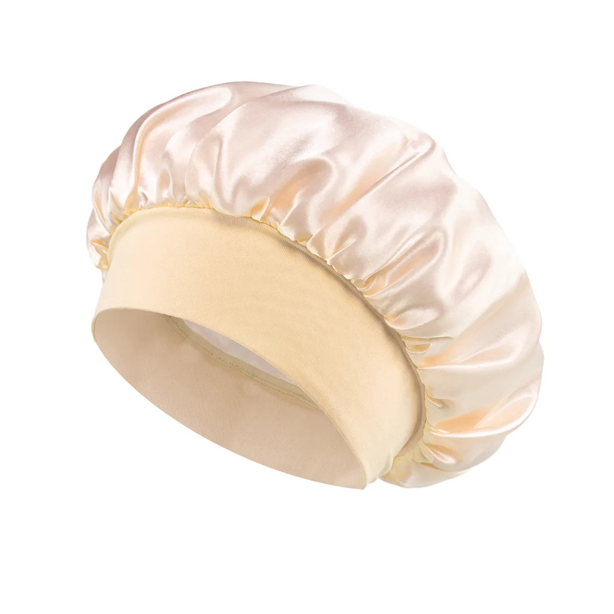 Satin Silk Sleep Bonnet – Hair Wrap Cap for Long & Curly Hair