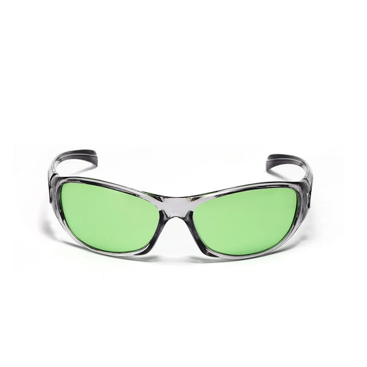 Retro Y2K Silver Sunglasses – UV400 Polarized, Unisex