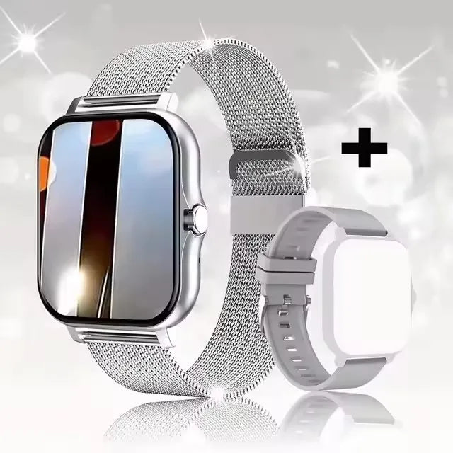 Full Touch Screen Fitness Smart Watch | Bluetooth Call, Heart Rate & Sleep Tracker