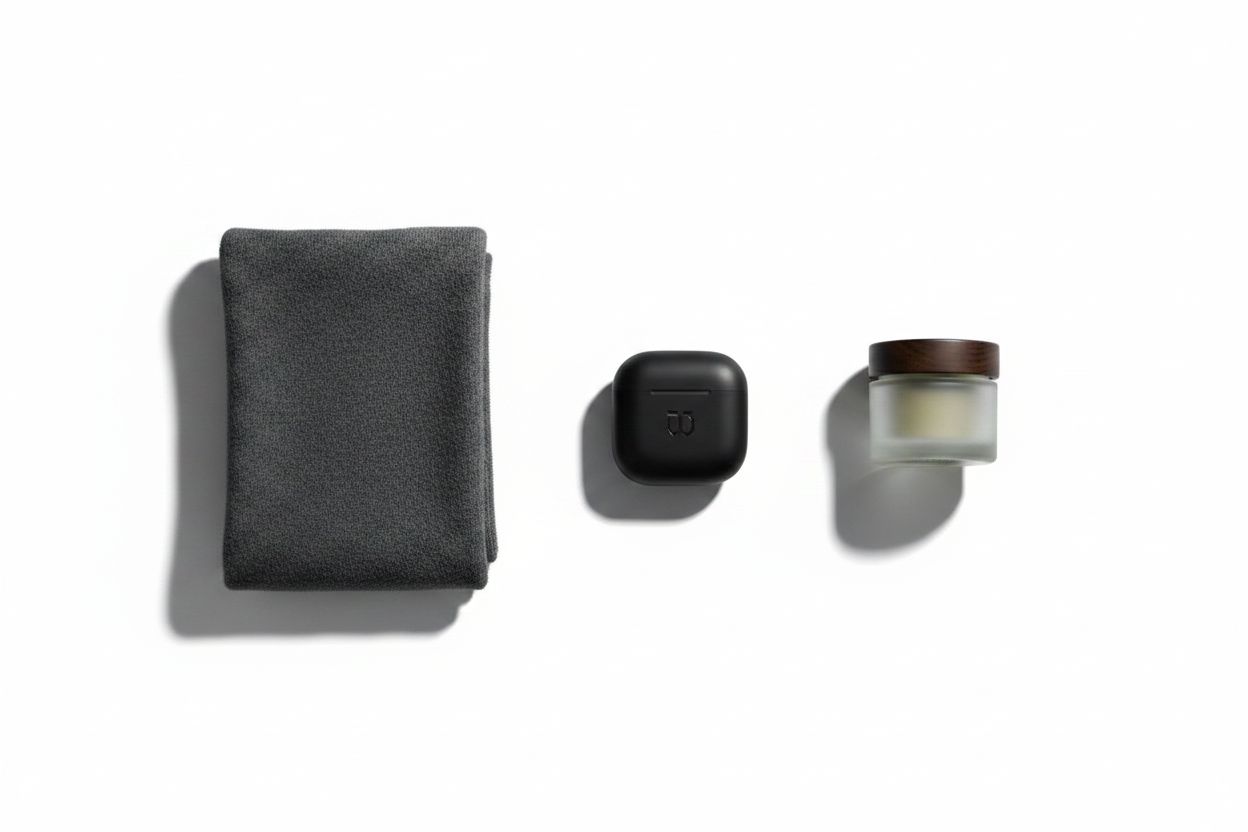 White Background Flat Lay Hero